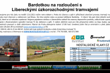 Rozloučení s Libereckými úzkorozchodnými tramvajemi